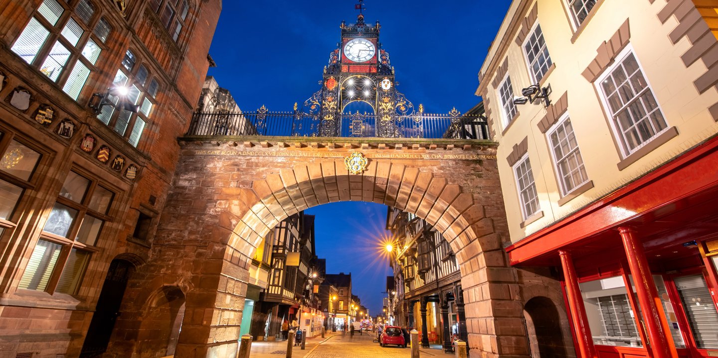 Chester city clock