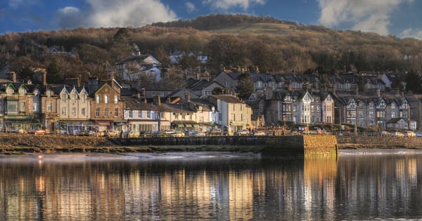 Cumbria hills and coast