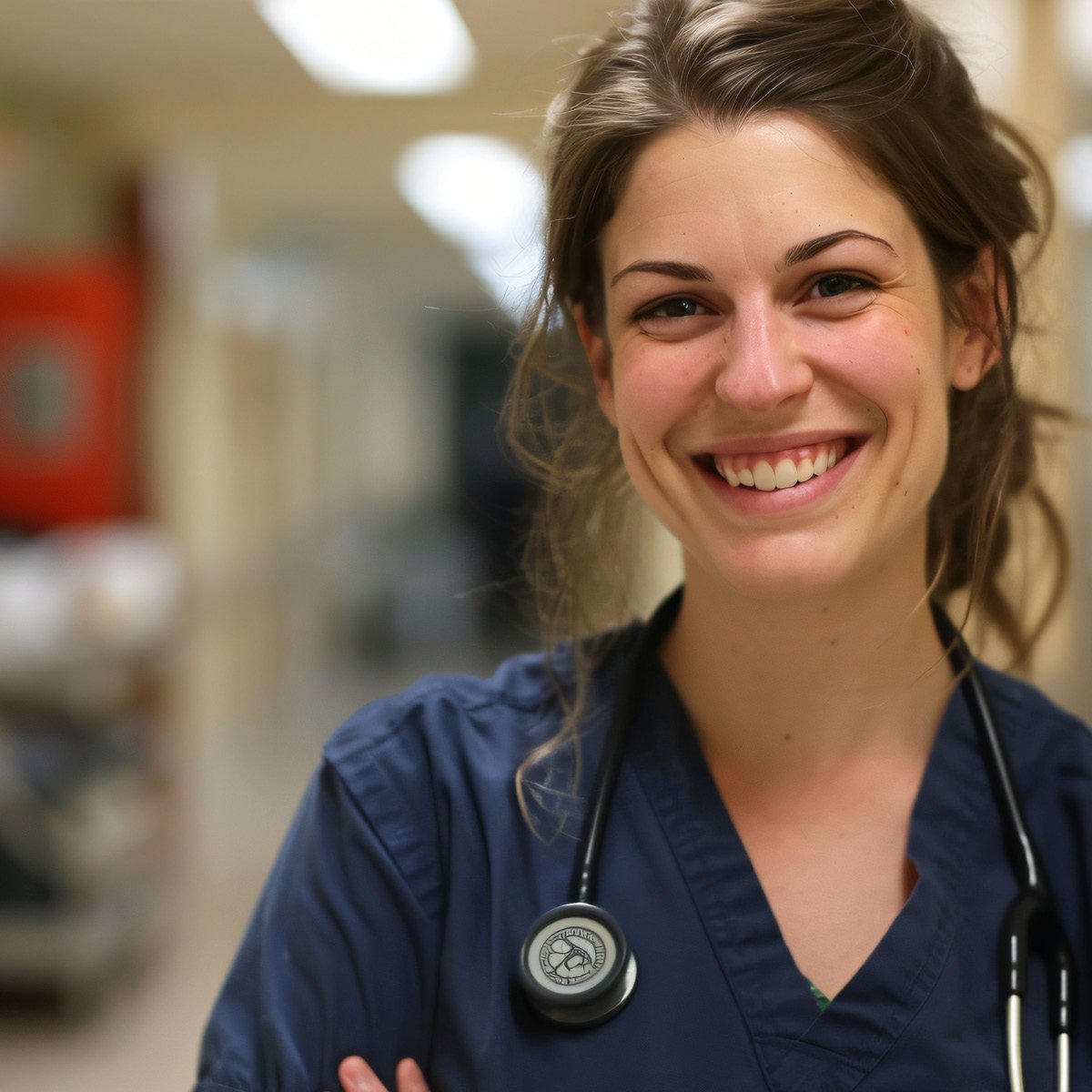 medical staff working in hospital